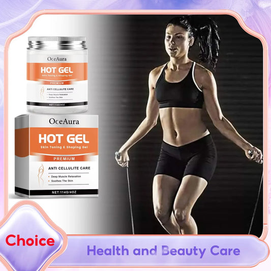 Hot Cream Firming Gel Organic Anti Cellulite Slimming Skin Tightening Stomach Fat Burning Moisturize Workout Body Massage Lotion