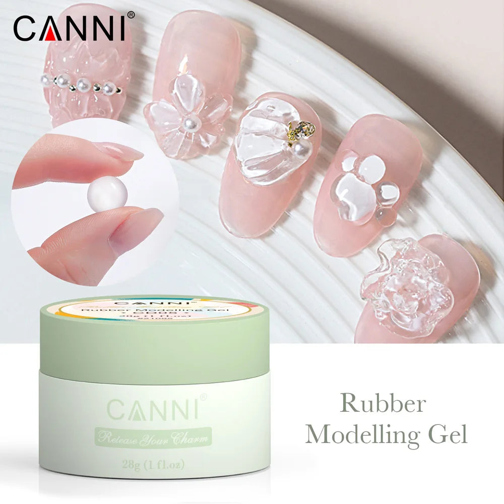 Canni Hard Top Diamond Top Coat 3 in 1 Base Nail C Arc UV Construction Gel Fiber Builder Nail Gel PVC Modelling Gel Nail Glue