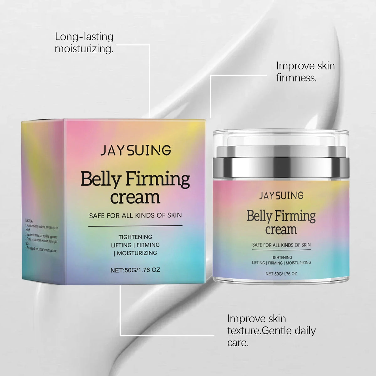 Belly Firming Cream Tightening Anti-Cellulite Lotion for Thigh Butt Arm Moisturize Improve Loose Sagging Skin Body Shaping Cream