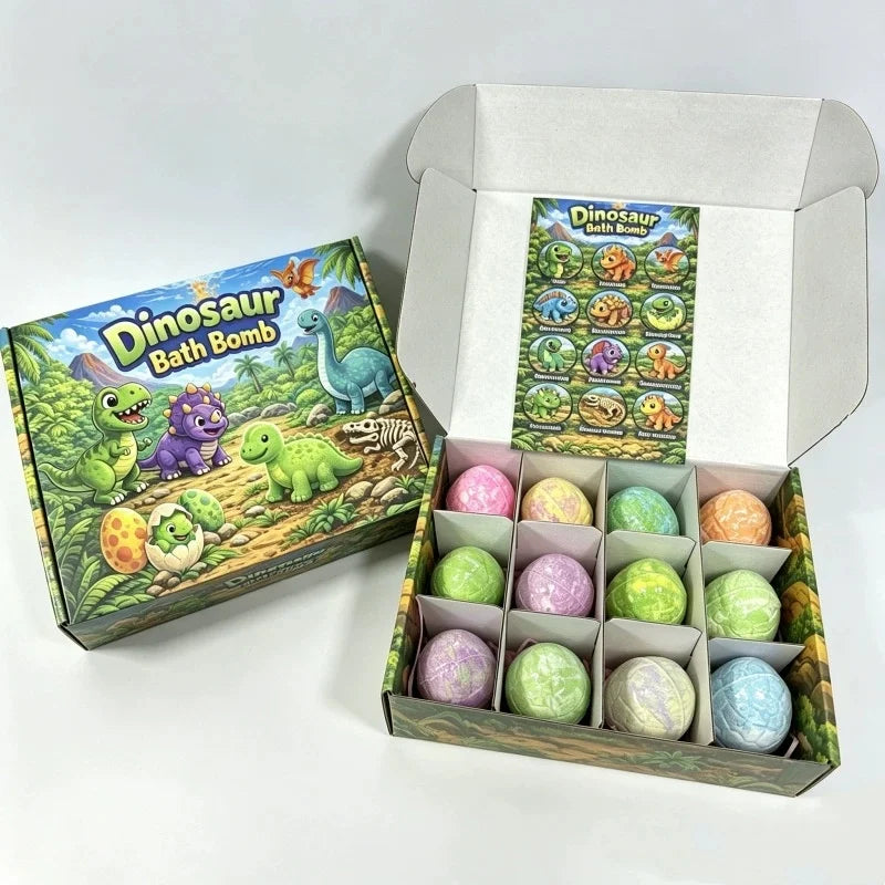 12pcs 80g Skin Friendly Bathing Kit Kids Bath Bombs Natural Mega Bubbles Surprise Ocean Toys Gift Set For Boys And Girls
