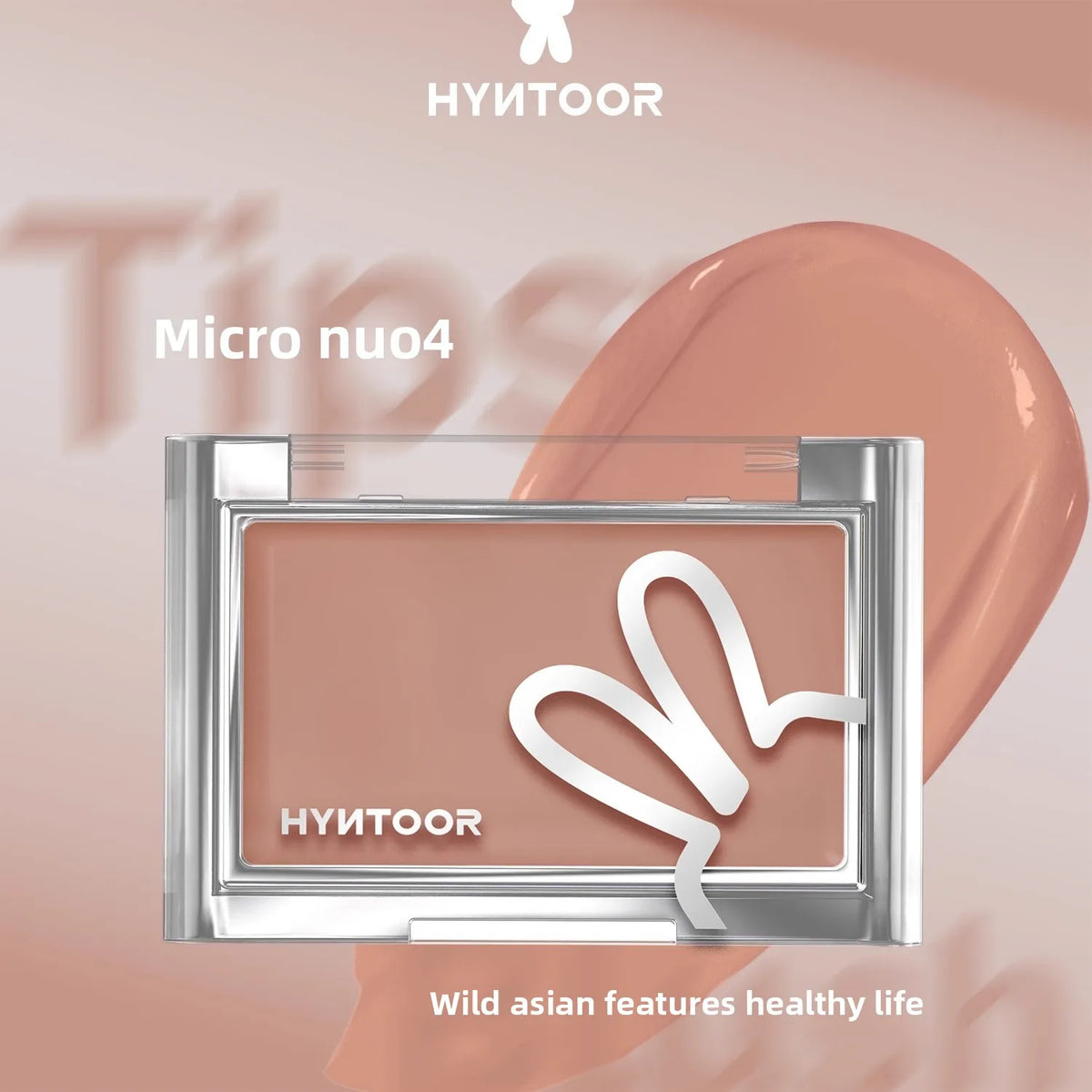 HYNTOOR Blusher Cream Shrink Expand Color Brighten Concealer Moisturize Easy To Wear Face Cheek Makeup