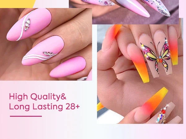 CANNI Nail Gel Polish Set Upgraded HEMA FREE Summer Nails Smooth Texture Ultra Gloss Top Coat Pigmented Gel Soak off UV LED Gel