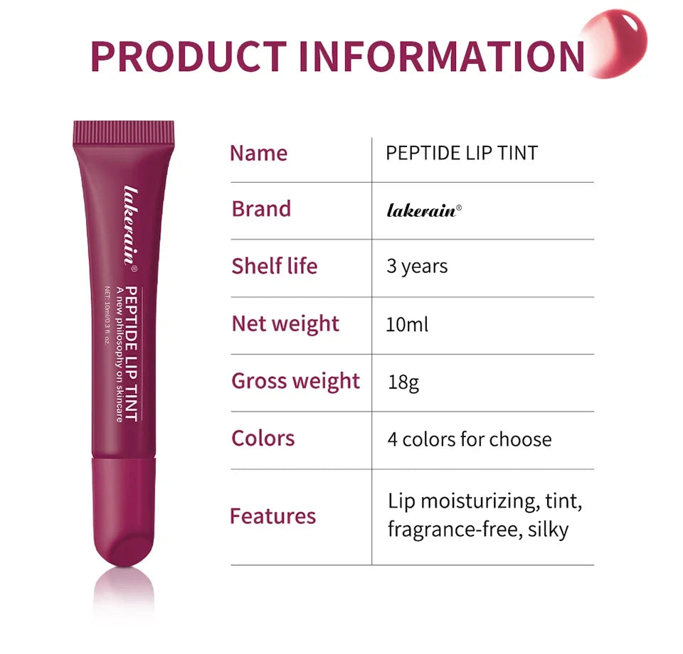 10ml Lip Glaze Moisturizing Jelly Lip Enrichment Oil Lasting Water Light Glass Lip Plump Oil Remove Line Lip Protection Serum