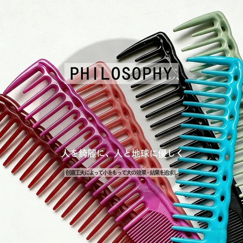 Barber Shop Hair Cutting Comb Haircut Combs Hairstylist Professional Hair Trimming Brush Hair Salon Hairdressing  Styling Tools
