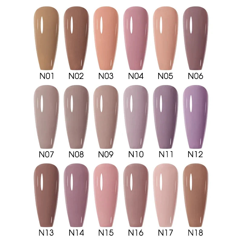 Clou Beaute Solid Gel Nail Polish Milky White Neon Green Color Gel Varnish HEMA TPO FREE Gel Polish Nail Art Semi Permanent Nail