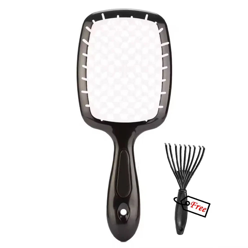 Hair Comb Anti Static Scalp Massage Brush Wet Dry Hair Detangling Styling Comb Salon Barber Brushes Demelante Hair Care Tools