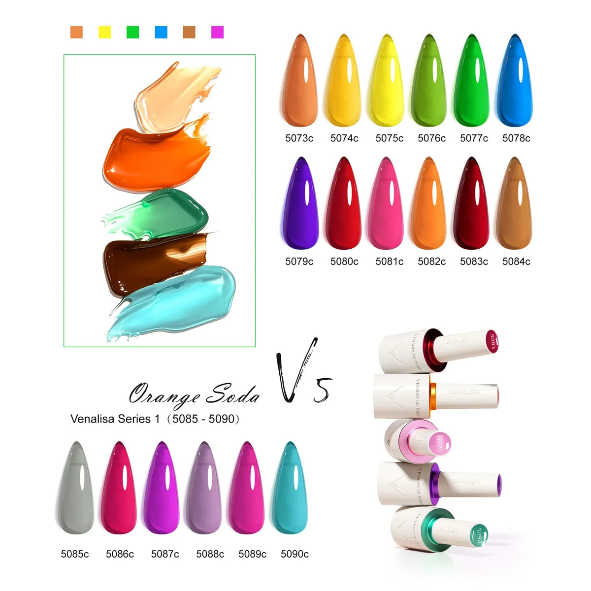 CC8 CANNI 9ml Gel Nail Polish TPO/HEMA FREE Spring Nails Bright Colors Full Coverage Soak Off UV LED Semi Permanent Gel