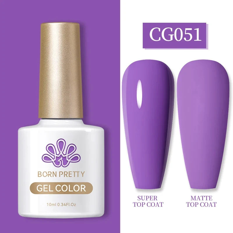 BORN PRETTY 10ml Clear Blooms Gel Polish UV LED Soak Off Nail Art Polish for Spreading Effect Marble Nail Polish Gel Painting