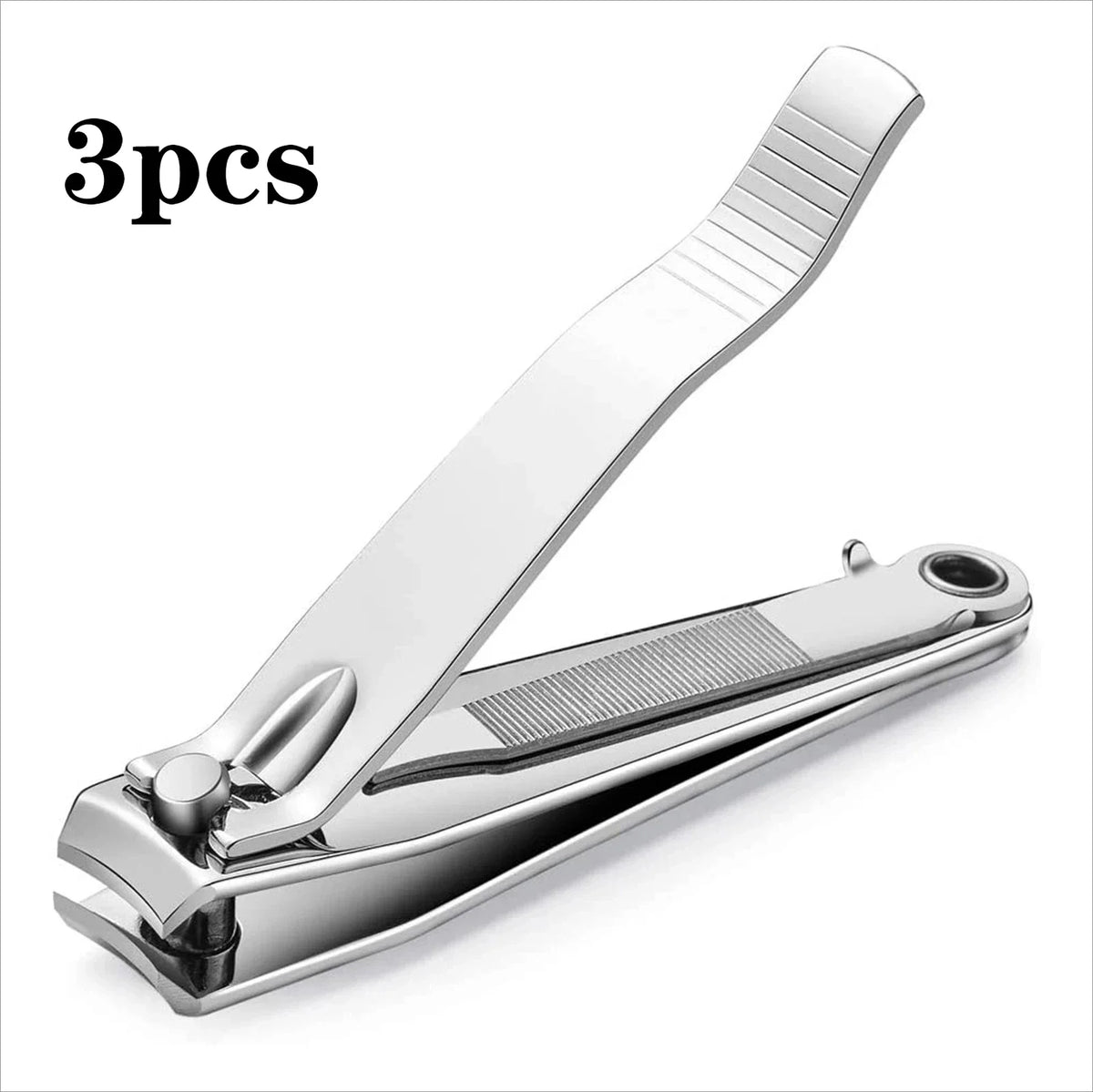 1pc/2pc/3pcs Nail Clipper Premium Sharp Sturdy Stainless Steel Fingernail And Toenail Clipper Cutters Perfect Nail Clippers