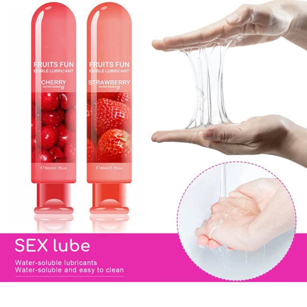 Adult Sexual Body Smooth Fruity Anal Vagina Lubricant Gel Sex Toy Health Product Perfect To Warm Up Sensual Massage Lubrication