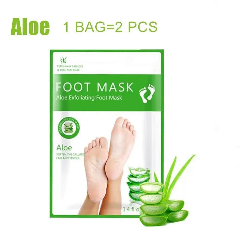 1/2/3 Pair Feet Exfoliating Foot Masks Pedicure Socks Exfoliation Scrub for Feet Mask Remove Dead Skin Heels Foot Peeling Mask