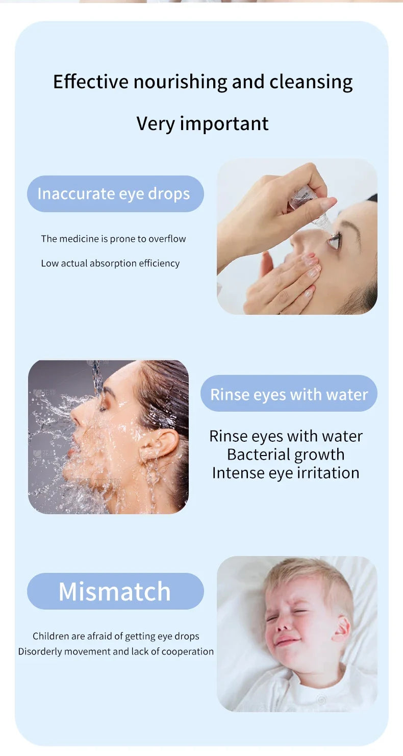 Eye Steam Device Eye Mister for Dry Eye Portable Eye Steam Sprayer for Moisturize Eye Face Eyes Massage Humidifier for Eye Care