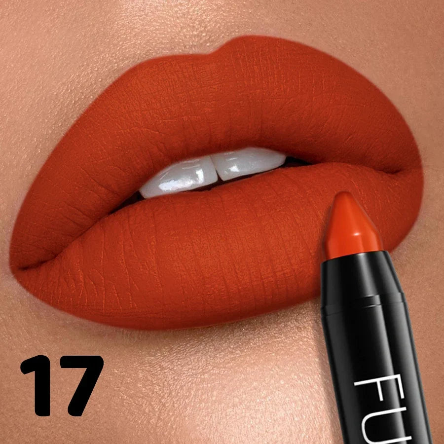 21 Colors Waterproof Lip Liner Pen Velvet Finish Smooth Lipstick for Defined and Elegant Lips Makeup for Women Gifts Lip Tints