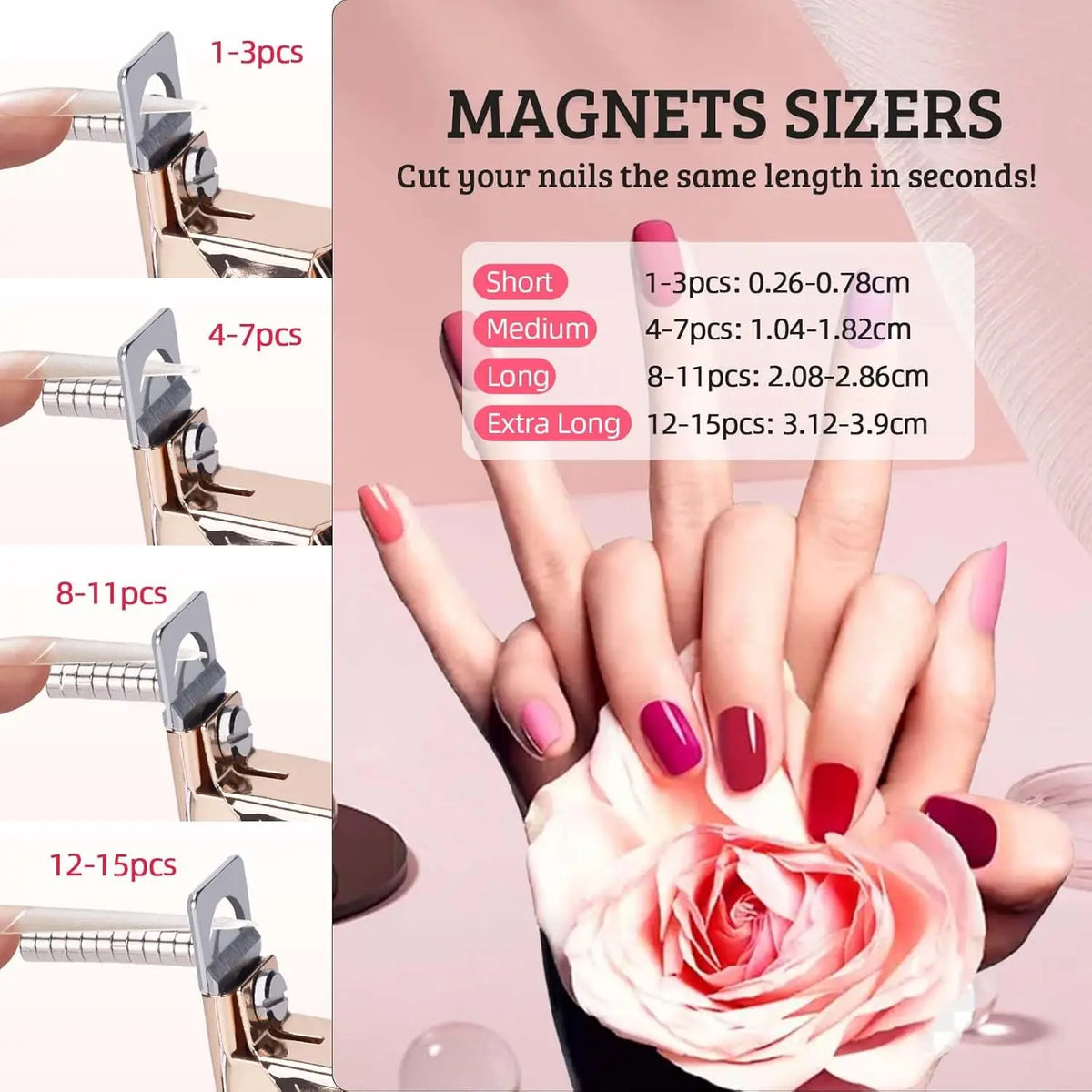 CALIYI Stainless Steel UV Gel False Nail Tips Trimmer Clipper Edge Cutter Nail Art Manicure U Word Rainbow Gold Silver Tools