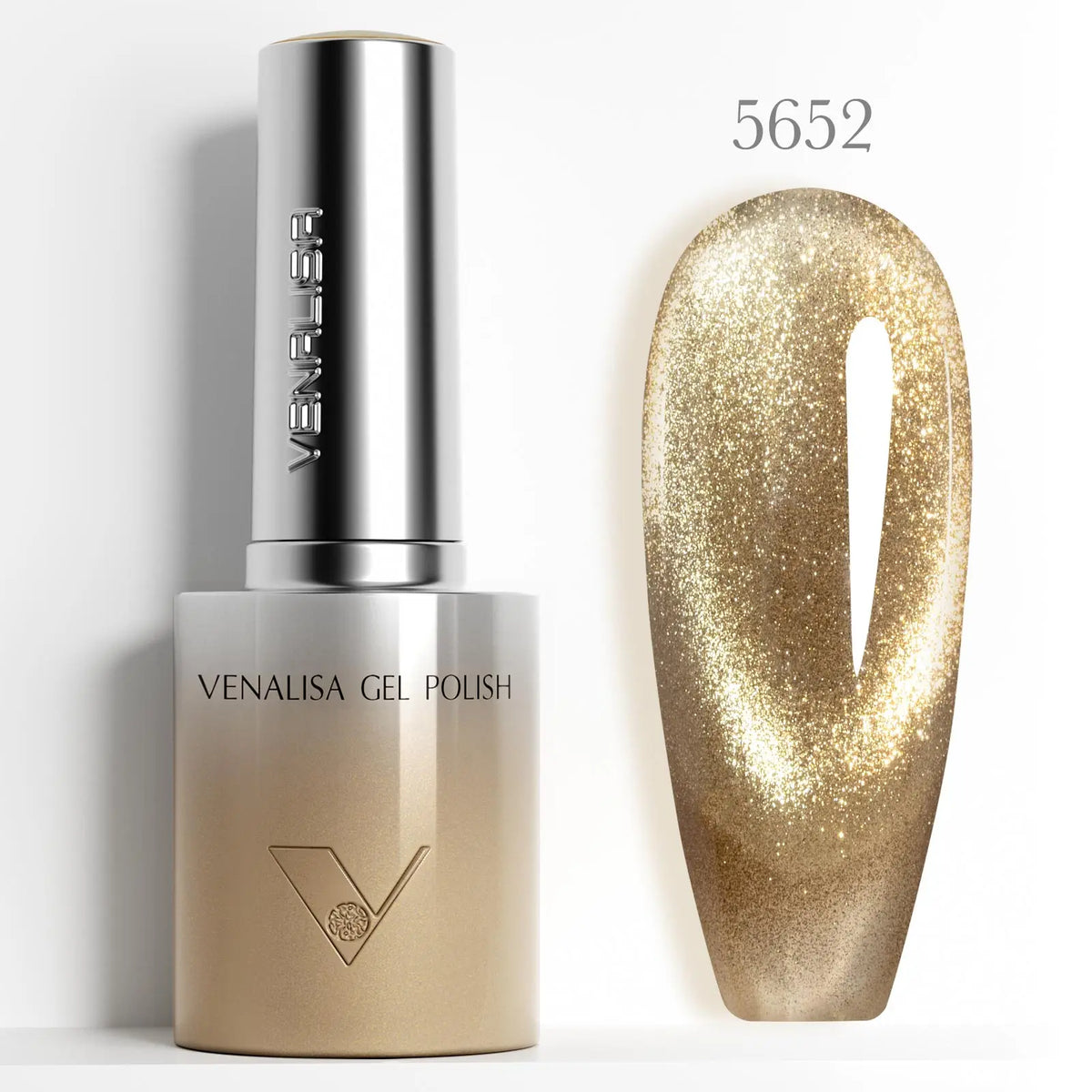 1/5pcsVenalisa Hema/TPO Free Cat Eye Gel Magnet Ultra Flash Nail Gel Polish Diamond Sparkle Soak Off UV LED Varnish Nail Gel