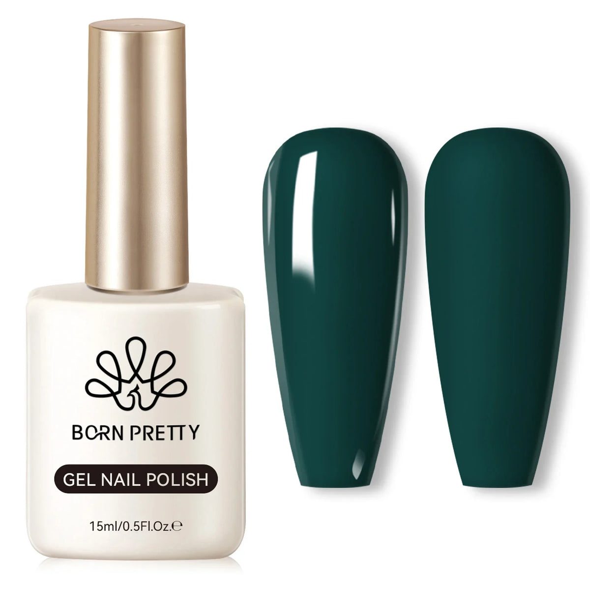 BORN PRETTY 15ml Nail Gel Polish Glitter Gorgeous Full Coverage Soak Off UV LED French Nail Art Jelly Nude Pink Varnish