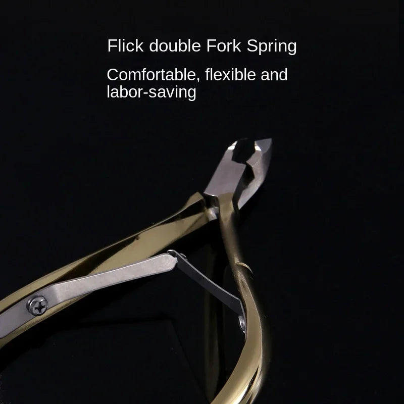 D501 Blade Fingernail Toenail Cuticle Nipper Trimming Stainless Steel Nail Clipper Cutter Cuticle Scissors Plier Manicure Tools