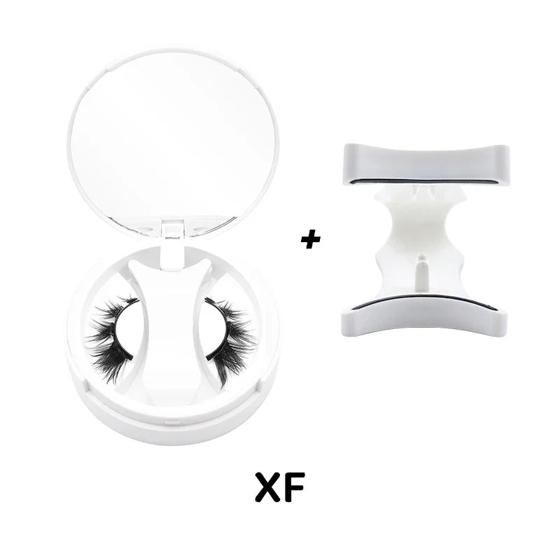 3D Magnetic Eyelashes Kit Reusable Natural Magnetic False Eyelashes Set No Glue Needed Magnet Lashes with Applicator Magnetic