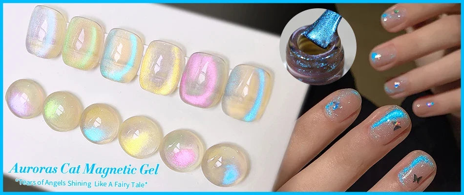 BORN PRETTY Super Holos Metallic Painting Nail Gel for Nails Soak Off Holographics Laser Gel Polish Gold Silver Paint Gel 5ml