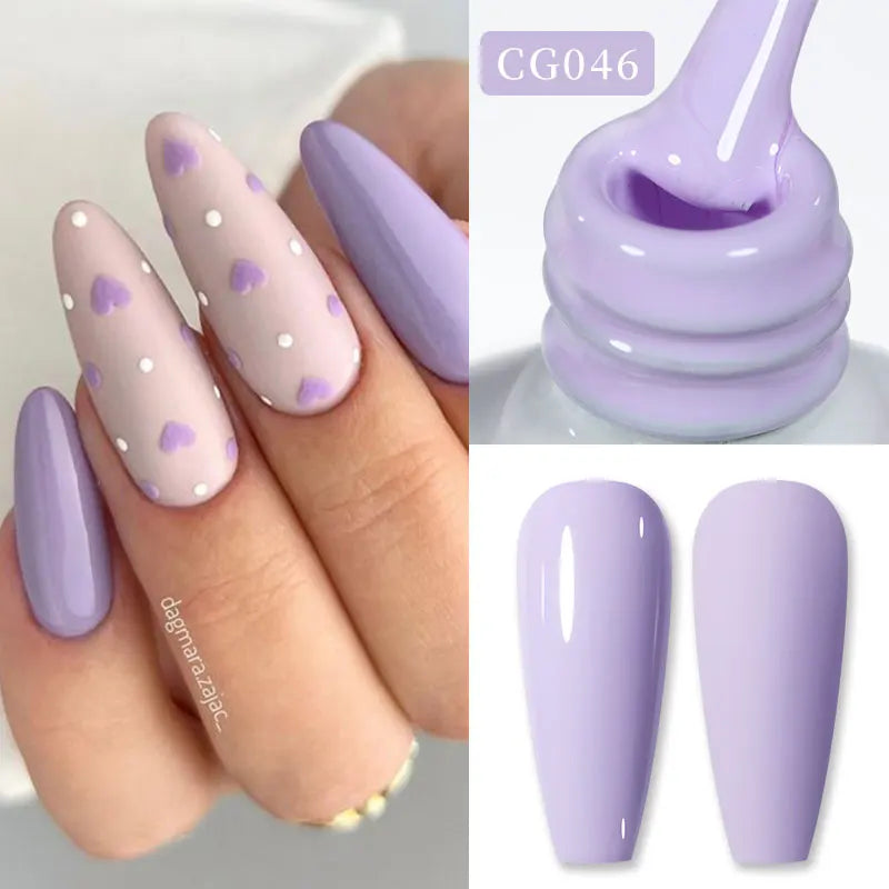 BORN PRETTY 10ml Purple Red Series Gel Nail Polish Winter Dark Purple Nail Art Varnish Semi Permanent Soak Off UV LED Gel