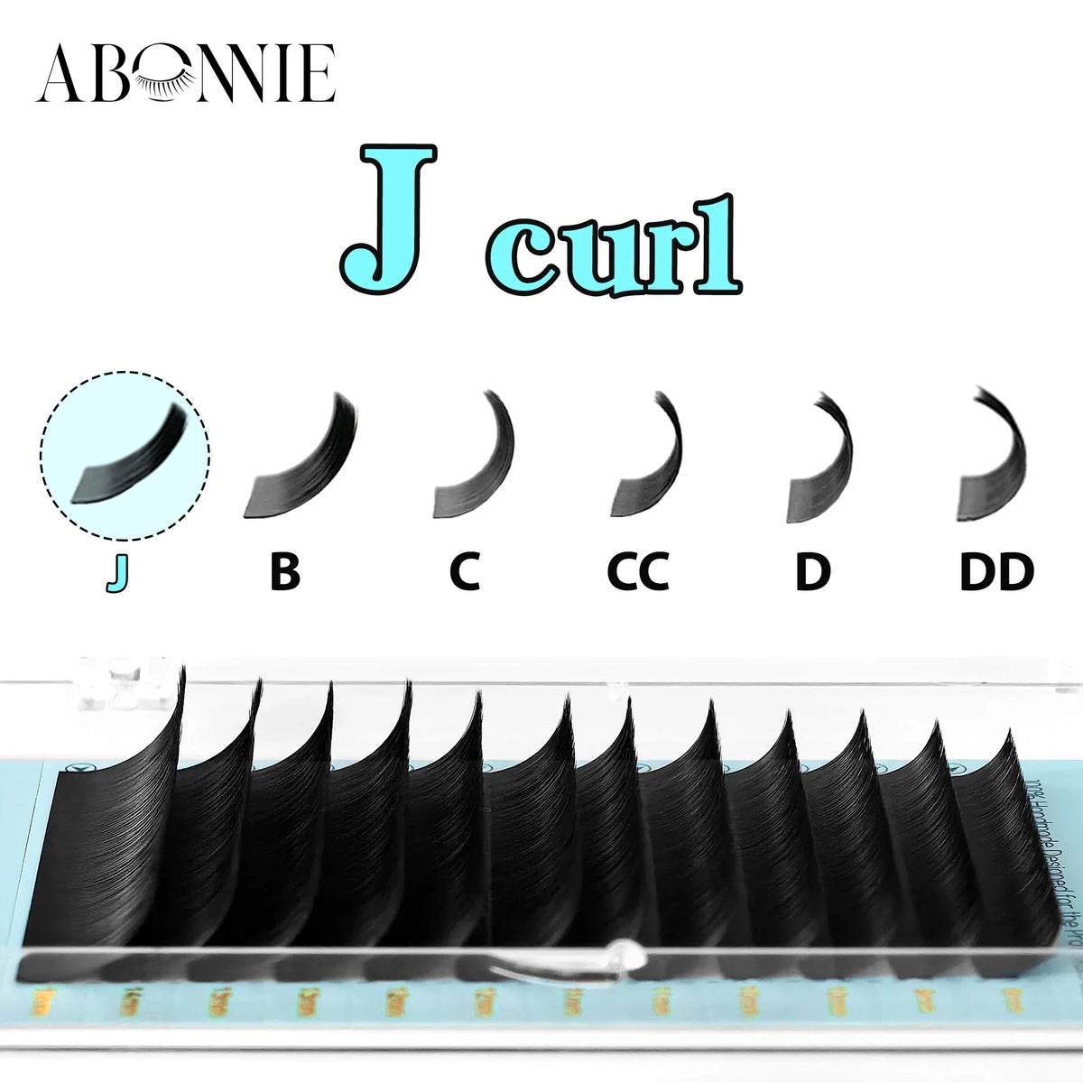 Abonnie Multi Layer Wispy Lashes Pre-Bundled Eyeash Extensions 3D Fluffy Camellia Eyelashes Automatic Flowering Lash LB Eyelash