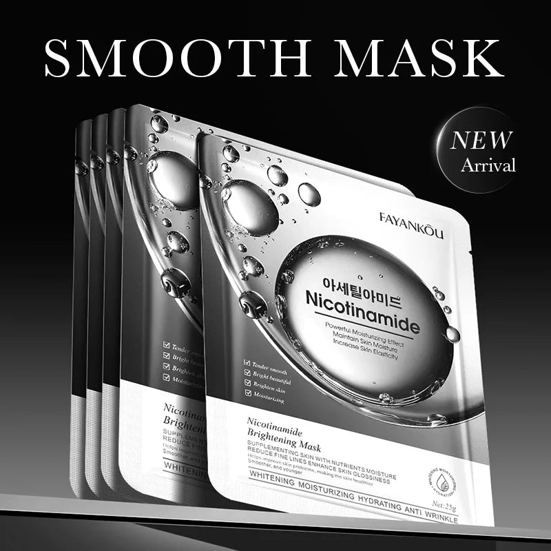 10pcs Vitamin C Niacinamide Retinol Face Mask Anti Wrinkle Moisturizing Brightening Firming Hydrating Facial Masks Skin Care