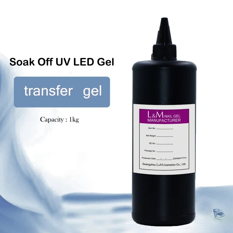 1KG No Wipe Top Coat UV Base Gel Polish 1000ml Matte Top Coat Reinforce Gel Long Lasting Shinning Soak Off UV LED Nail Varnish