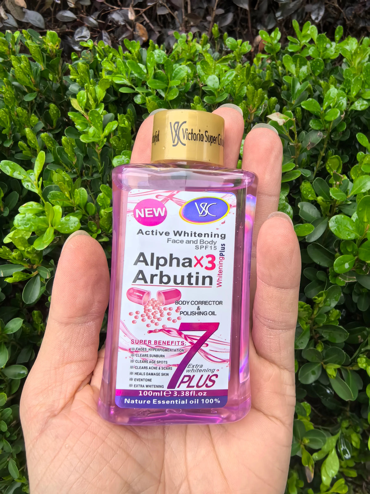 Alpha Arbutin Whitening Oil Smoothing Moisturizer Brighten Anti-Aging Nourishing Lighten Fine Lines Spots Body Massage Skin Care