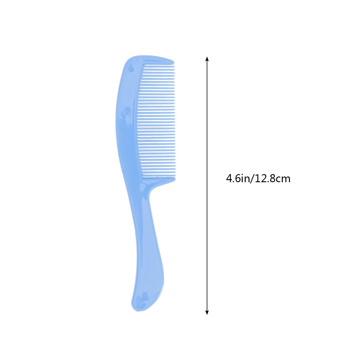 Baby Massage Comb and Brush Set Blue Circular Tooth Design Safe Non Scratch Hair Care Promote Blood Circulation Brain
