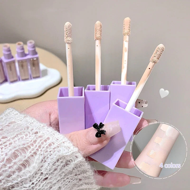 Color Correction Liquid Concealer White Foundation Makeup Base Face Brighten Cover Up Dark Circles Waterproof Concealer Stick
