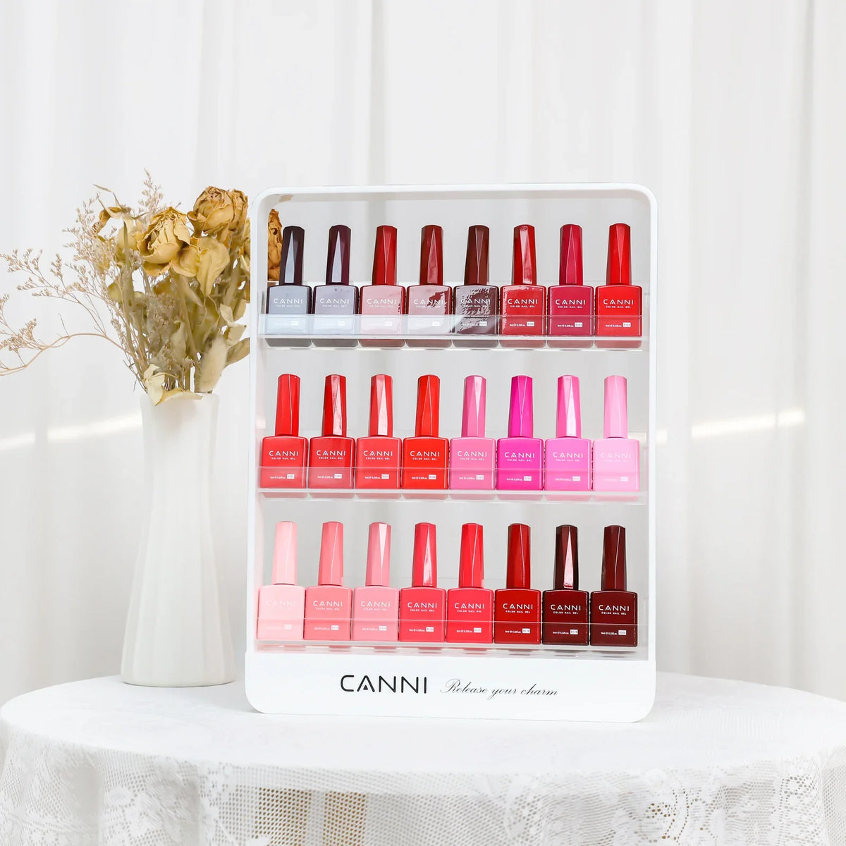 CC8 New Kit CANNI 9ML Nail Gel Polish HEMA/TPO FREE 30pcs Color Gel Pigment Professional Long Wear Top Coat Gel Varnish Set