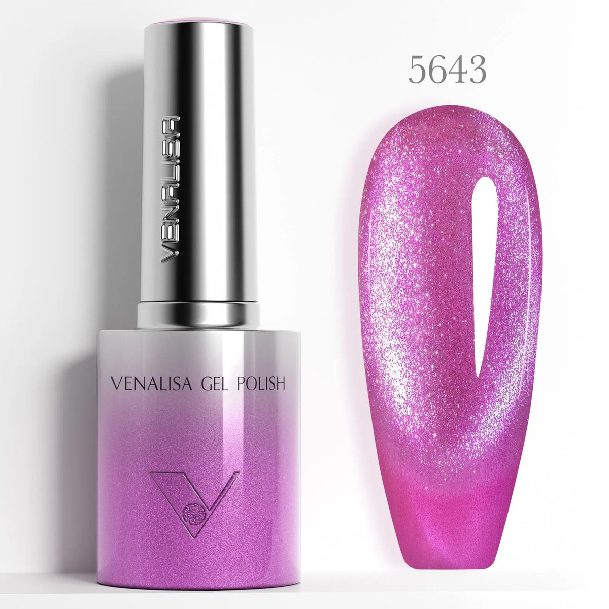 1/5pcsVenalisa Hema/TPO Free Cat Eye Gel Magnet Ultra Flash Nail Gel Polish Diamond Sparkle Soak Off UV LED Varnish Nail Gel