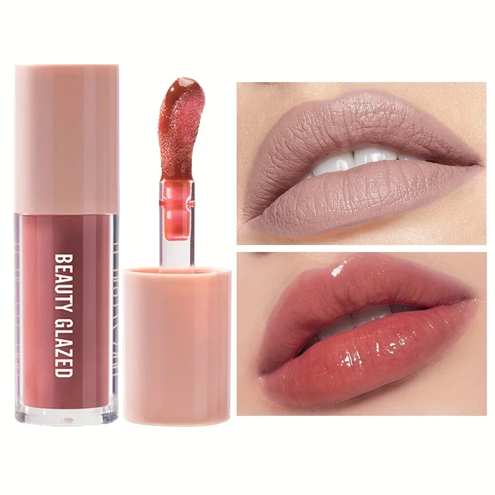 1pc Crystal Jelly Lip Oil Hydrating Plumping Lip Balm with Glossy Finish Perfect for Soft Natural Lip Plump Essence Lip Care