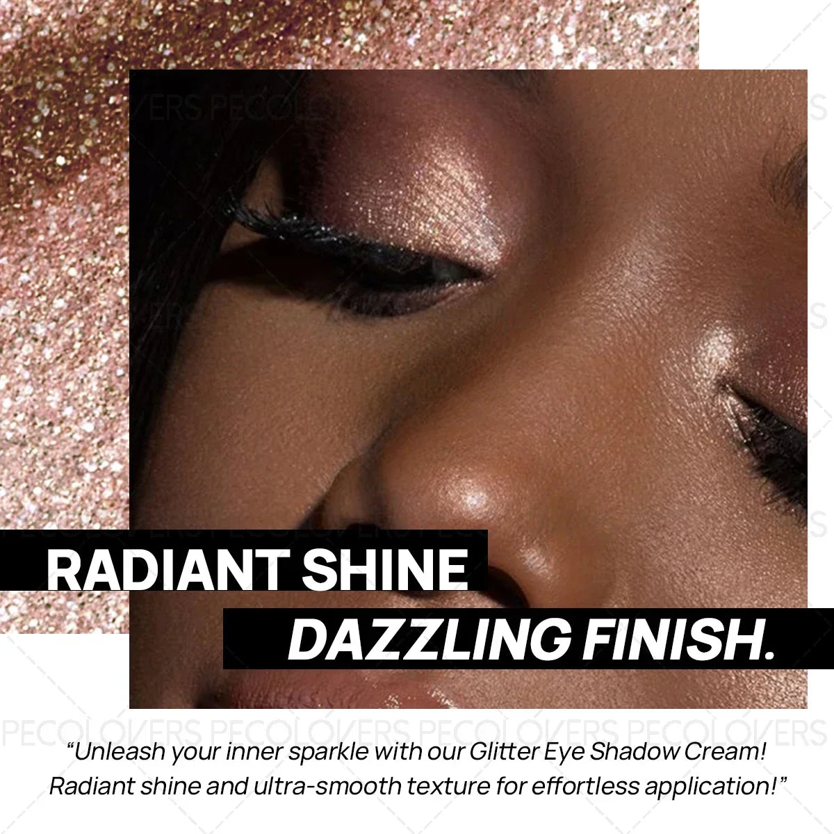 1PC Chameleon Eyeshadow Powder - Vibrant Pink Highlighter, Mashed Potato Texture, Long-Lasting Shimmer
