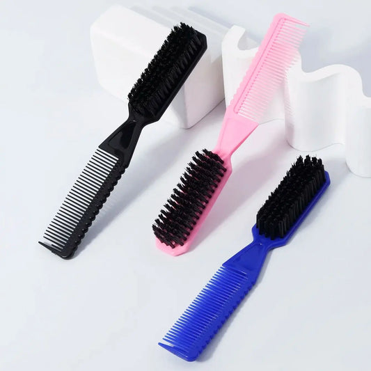 Barber Cleaning Brush, Hair Clipper Nylon Brush, Fades Barber Brush, Hair Styling Brush , Special for real hair wigs