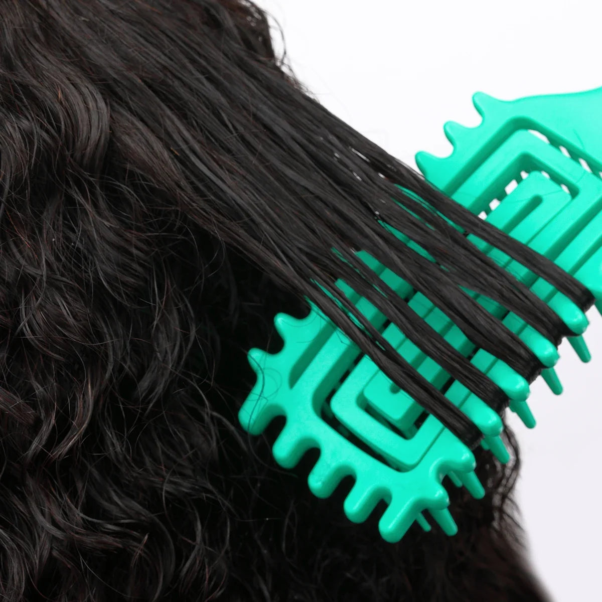 3 in 1 Curl Define Styling Brush Hollow Out Detangling Hair Brush Tangled Hair Comb Shaping Defining Curls Barber Styling Tools