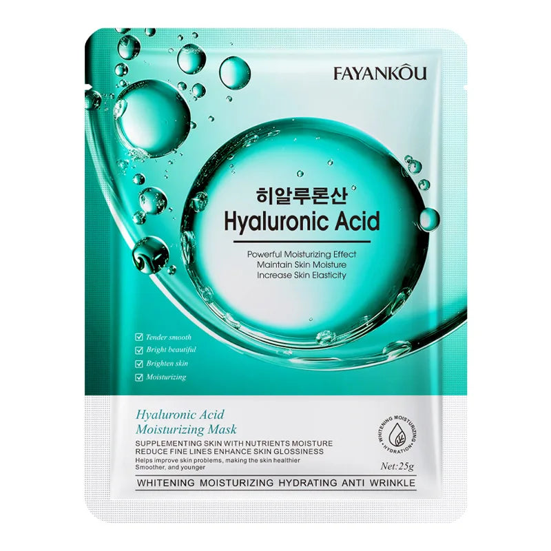 10pcs Vitamin C Niacinamide Retinol Face Mask Anti Wrinkle Moisturizing Brightening Firming Hydrating Facial Masks Skin Care