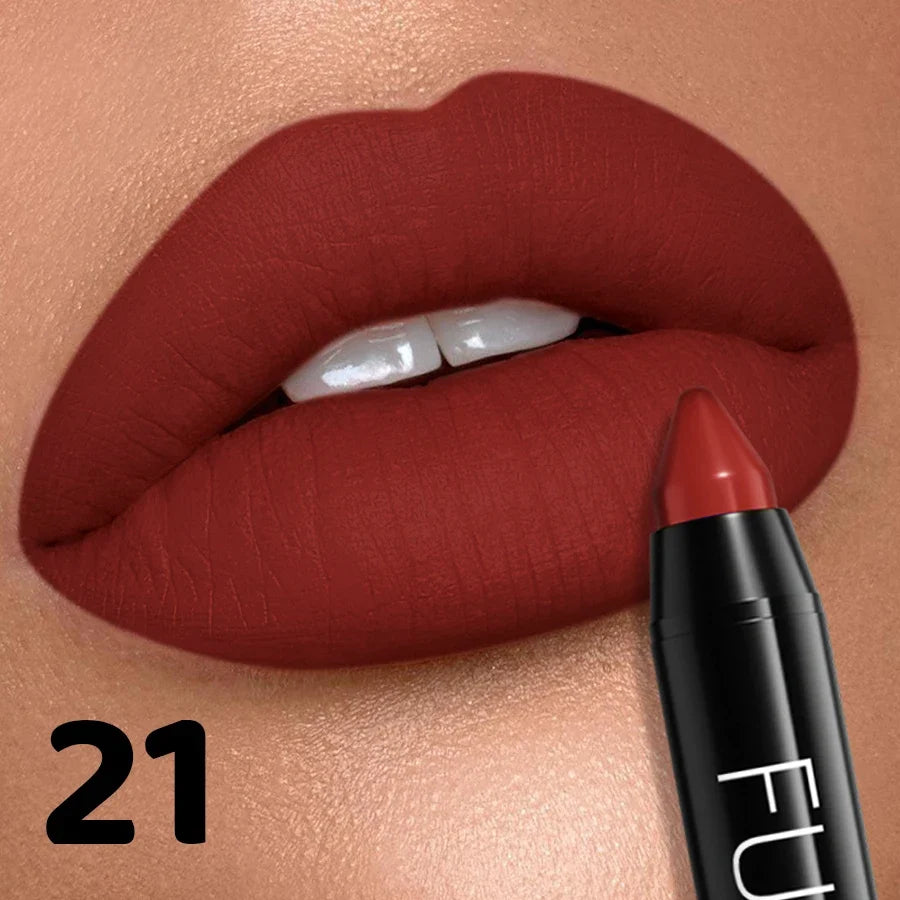 21 Colors Waterproof Lip Liner Pen Velvet Finish Smooth Lipstick for Defined and Elegant Lips Makeup for Women Gifts Lip Tints