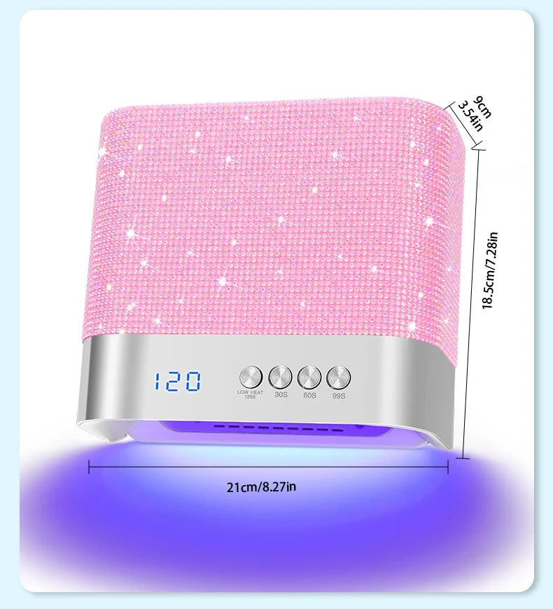 DianaBeauty UV Nail Lamp Portable Nail Dryer with 4 Timer Settings Professional Manicure Lamp with Smart Sensor UV Light Dryer