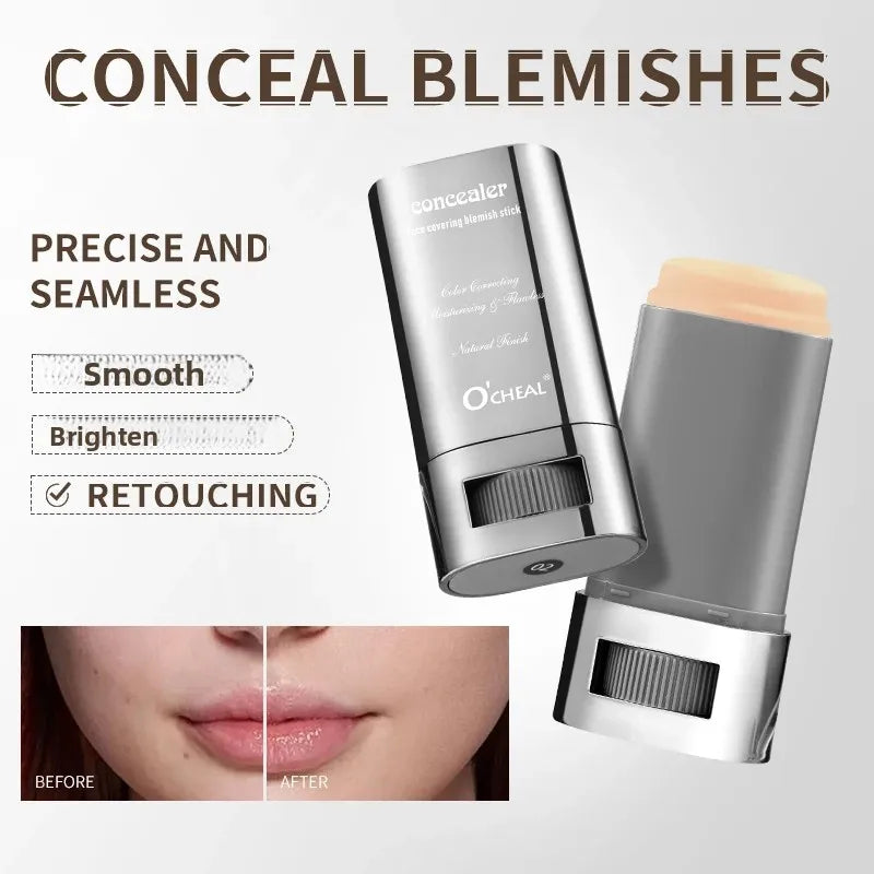 Full Coverage Liquid Concealer Stick For Acne Dark Circles Tattoos Freckles Long Lasting Face Makeup Foundation
