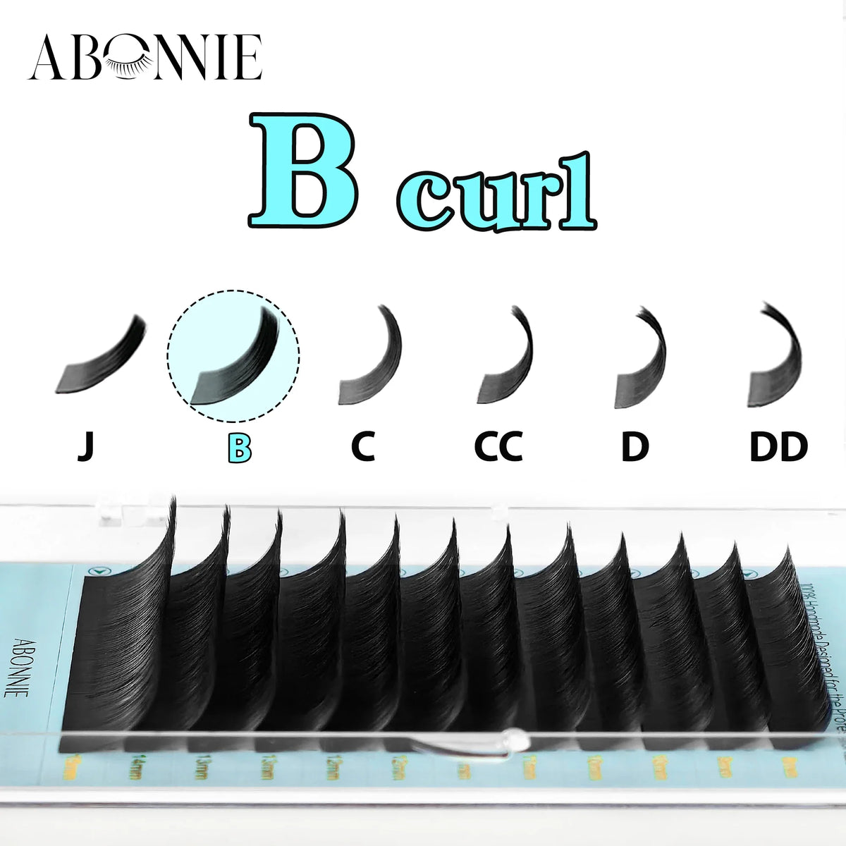 Abonnie Multi Layer Wispy Lashes Pre-Bundled Eyeash Extensions 3D Fluffy Camellia Eyelashes Automatic Flowering Lash LB Eyelash