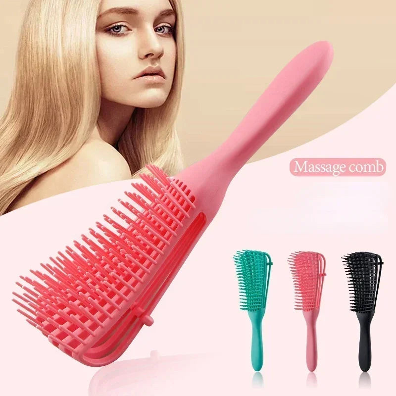 Children Girls Detangling Hair Brush Scalp Massage Combs for Curly Hair Brush Detangler Hair Brushes for Baby Barber Accessories