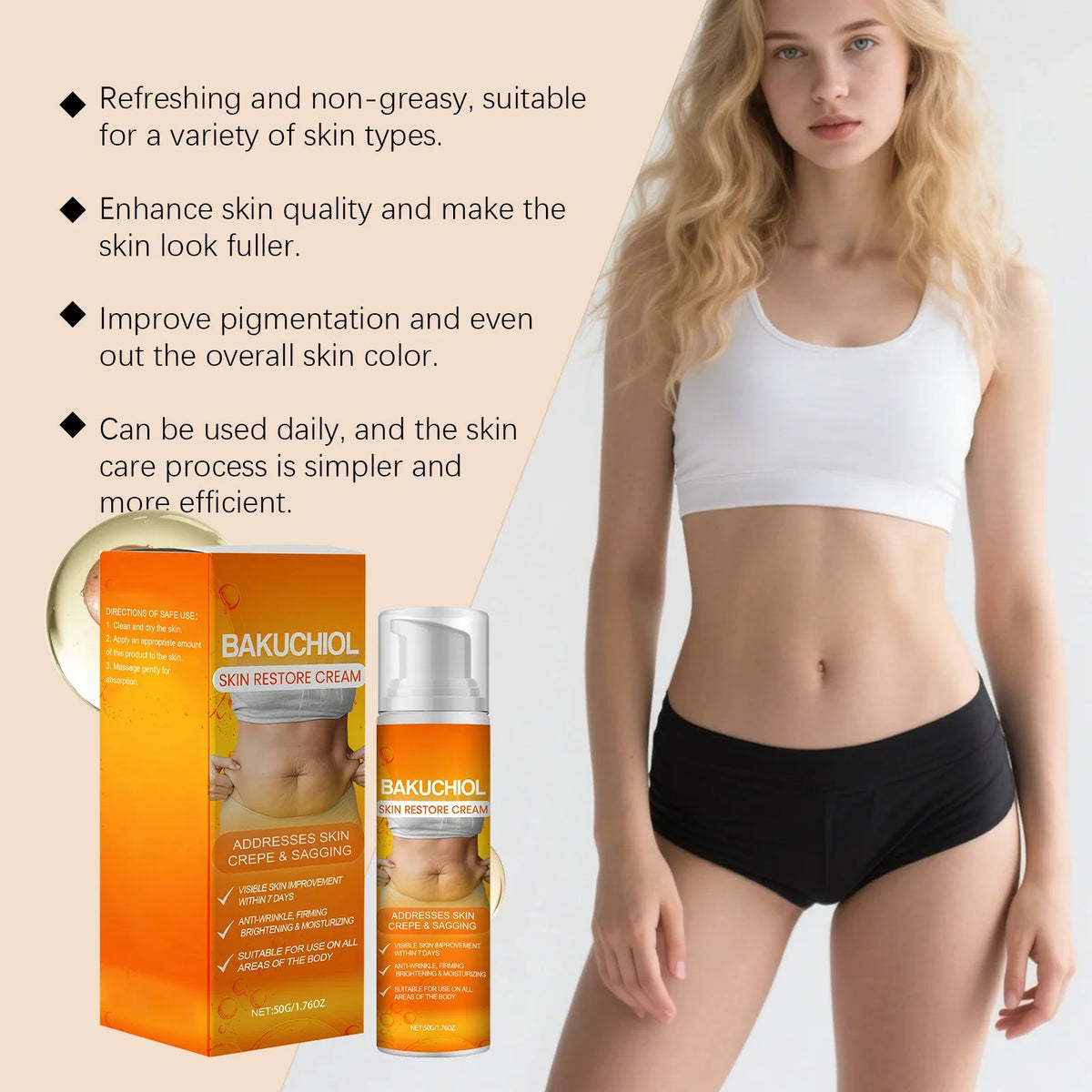 Body Firming Cream Cellulite Remover Deep Hydration Smoothing Skin Improve Sagging Increase Elasticity Lifting Tightening Lotion