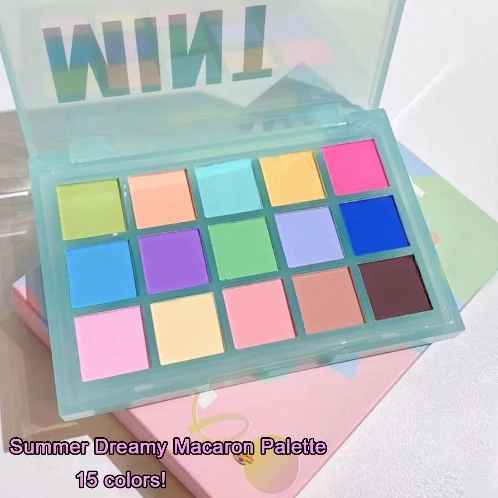 15 Shades Eyeshadow Makeup Palette Shimmer Matte Metallic High Pigmented Neutral Bold Waterproof Eyes Shadow Make Up Set