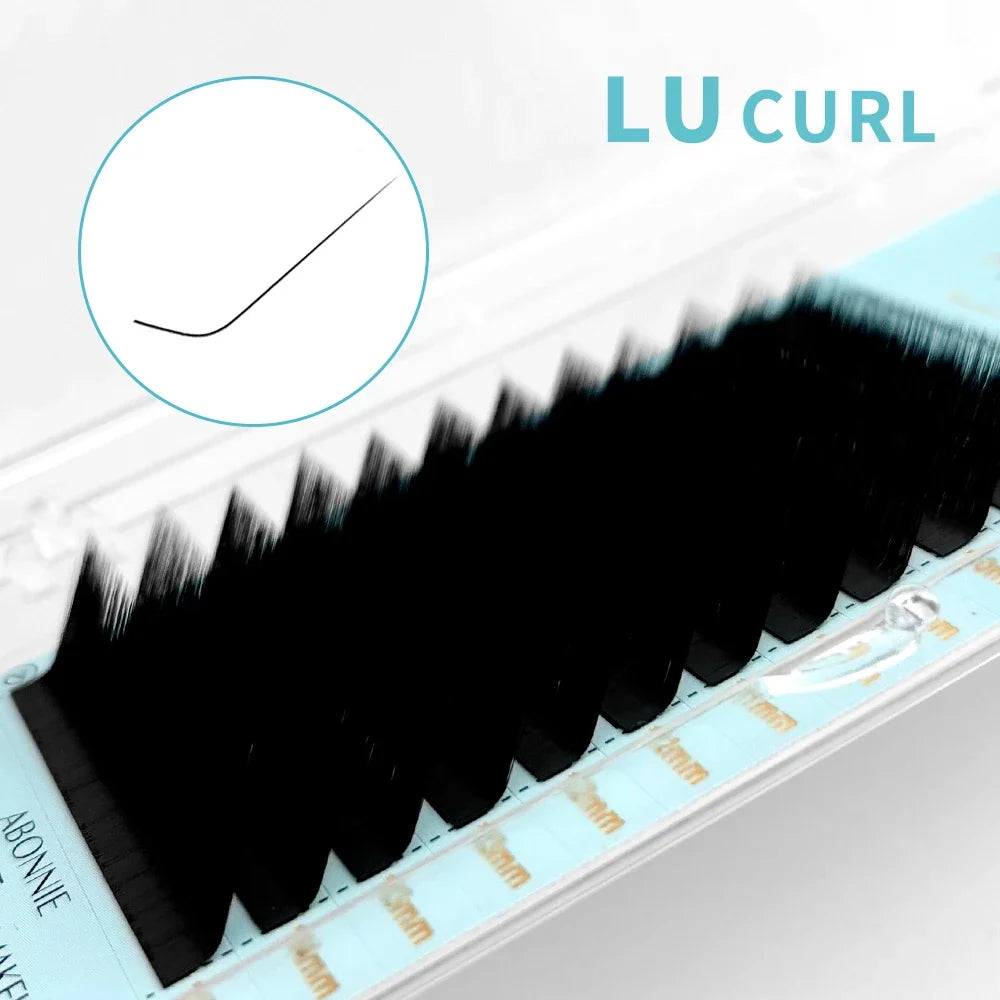 Abonnie Multi Layer Wispy Lashes Pre-Bundled Eyeash Extensions 3D Fluffy Camellia Eyelashes Automatic Flowering Lash LB Eyelash