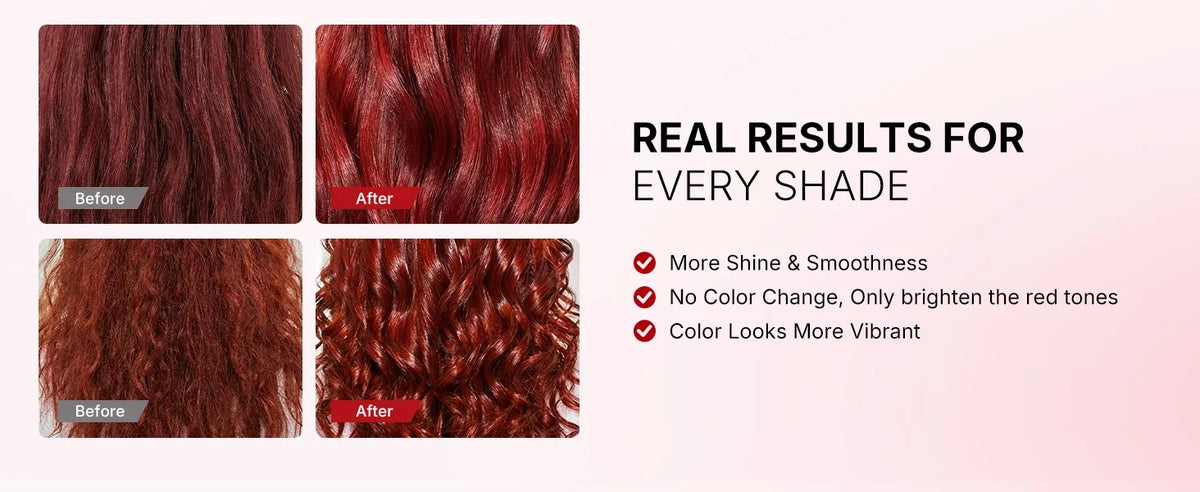 Karseell Color Depositing Red Hair Mask Color Boosting Conditioner, Hydrates and Enhances Red Tones for Color-Treated Hair 500ml