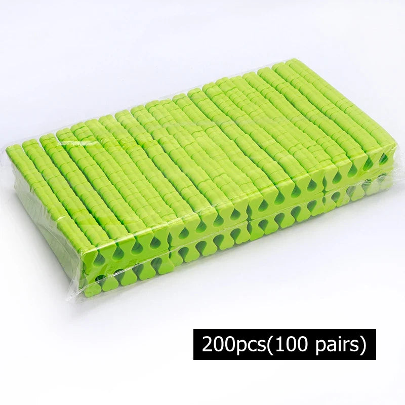 100/200/400pcs Nail Art Toes Separators Soft Sponge Fingers Foot Gel UV Polish Coating Painting Manicure Pedicure Tools Foam