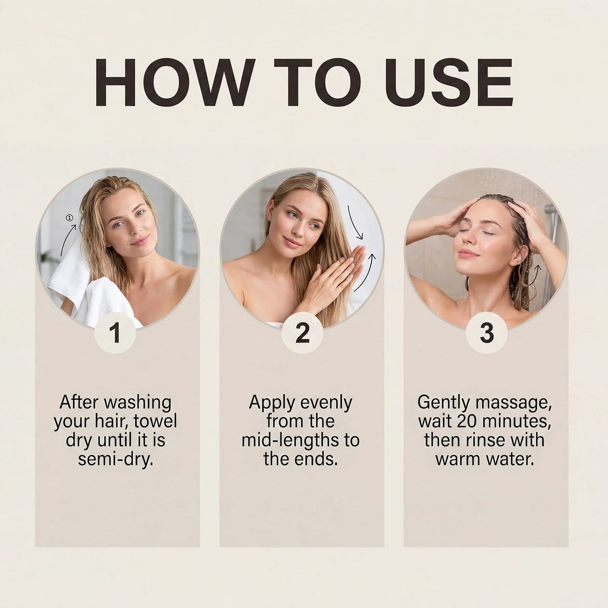 3D Hair Mask For 2in1 Hyaluronic Acid Collagen Conditioner Deep Moisturizing Anti Frizz Repair Dry Damaged Hair Soft Hair Cream