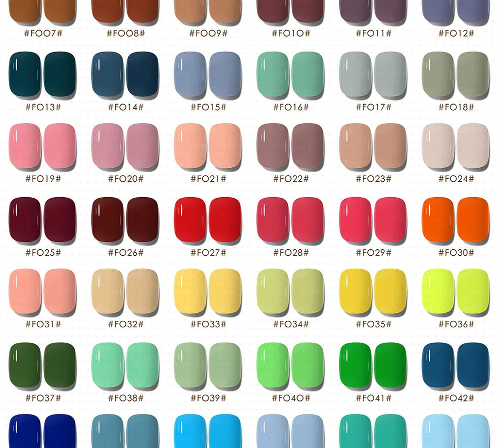 6Pcs/Set Fall Shine Finish Semi Permanent Glitter Sequins GEL Nail Polish Set Kit Soak Off Uv Varnish Nail Art