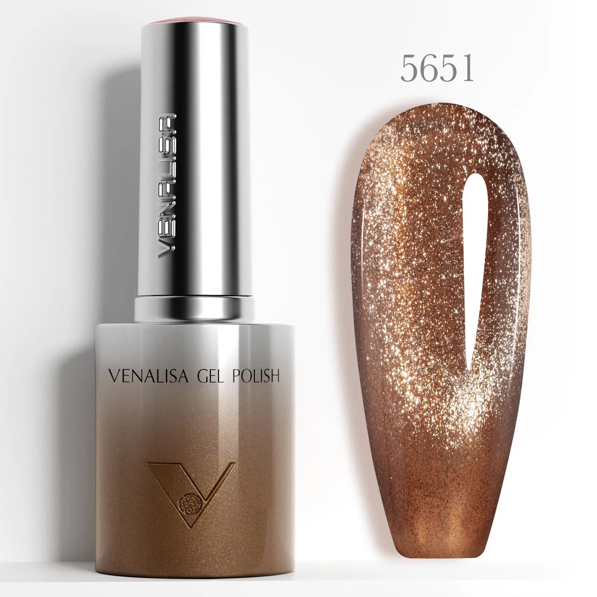 1/5pcsVenalisa Hema/TPO Free Cat Eye Gel Magnet Ultra Flash Nail Gel Polish Diamond Sparkle Soak Off UV LED Varnish Nail Gel